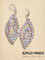 Hand-made ballroom earrings-Crystal AB