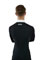 Ballroom standard shirt for tailsuit- black/black